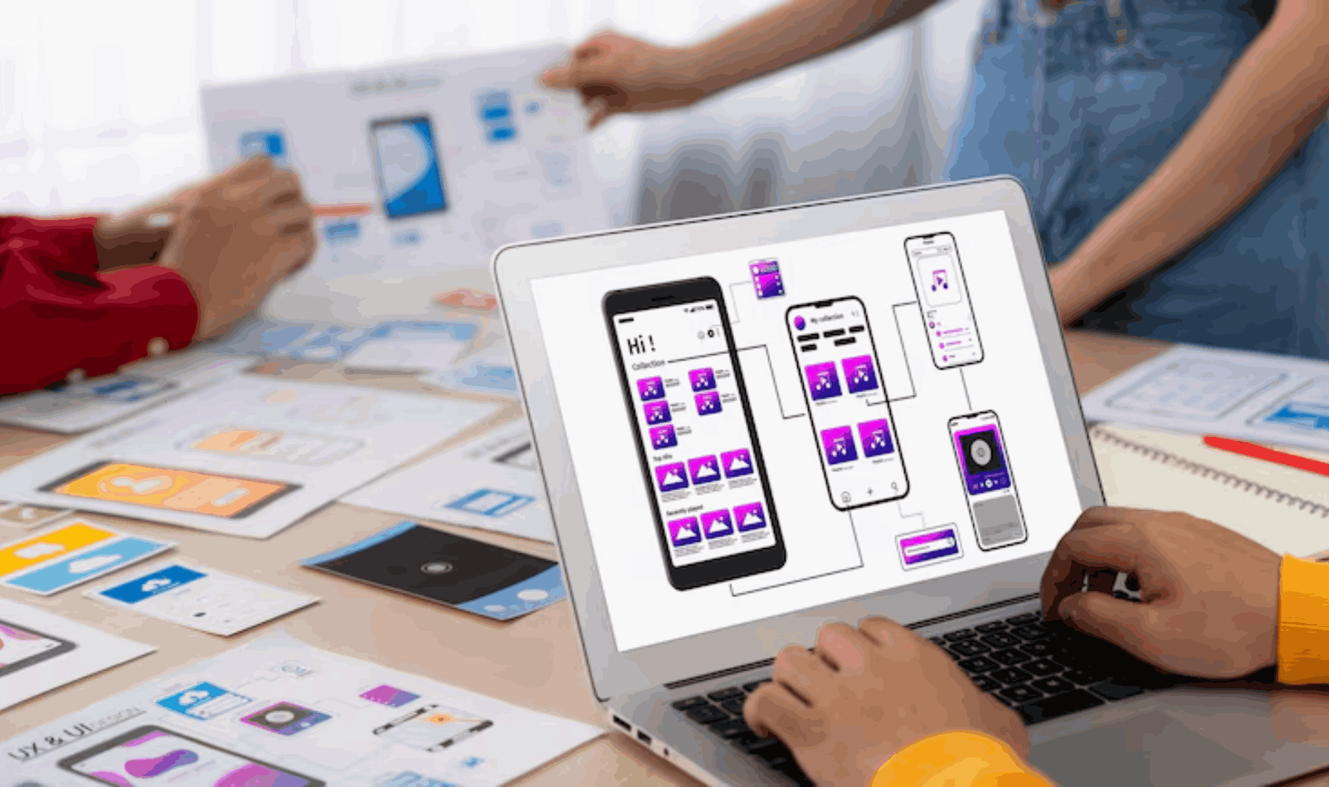 A young man IT professional on phone in a server room